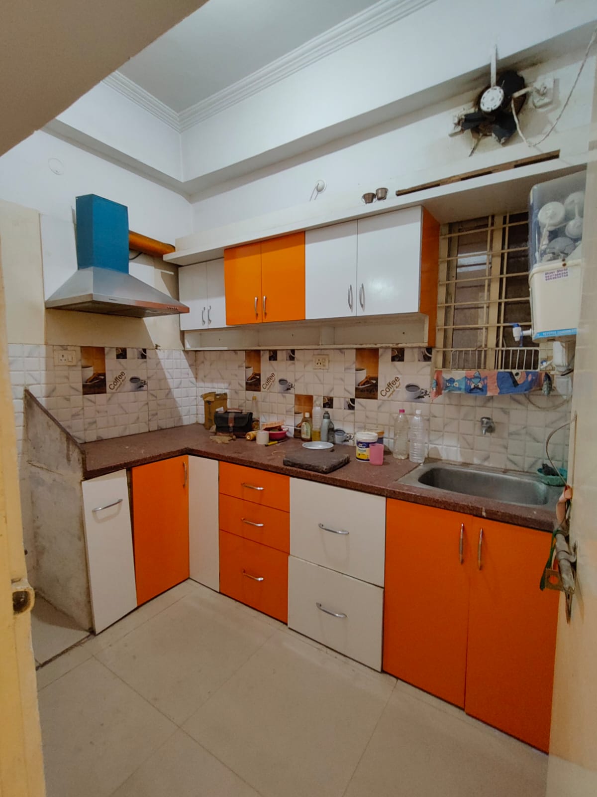 Compact Kitchen in 2BHK Flat Vinayak Boost Apartment Bhopal