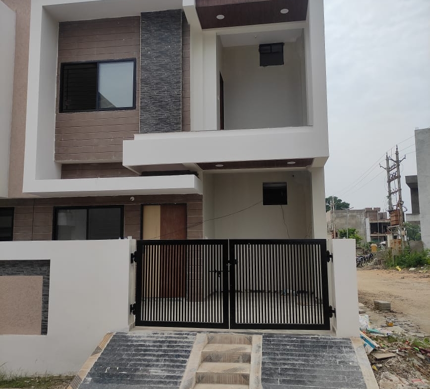 4BHK Duplex Front View in Abhyudayam Janki Residency 80ft Road Kolar Road Bhopal